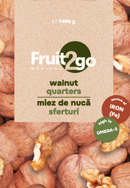 Miez de nucă sferturi